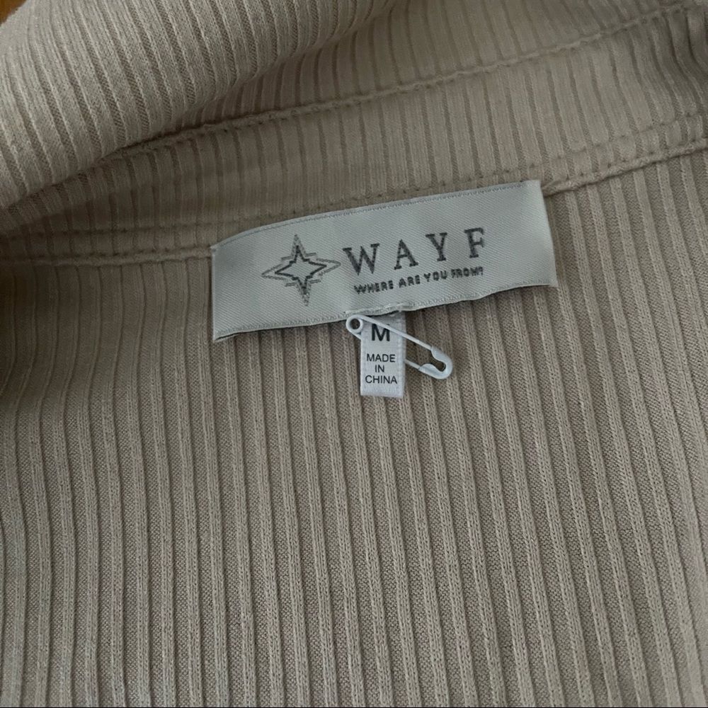 WAYF | Button-Up Mini Shirt Dress - Picture 3 of 4